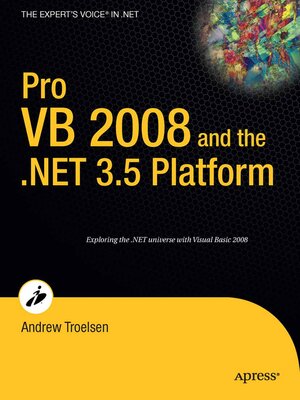 cover image of Pro VB 2008 and the .NET 3.5 Platform